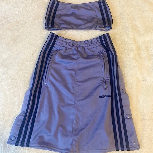 adidas two piece skirt